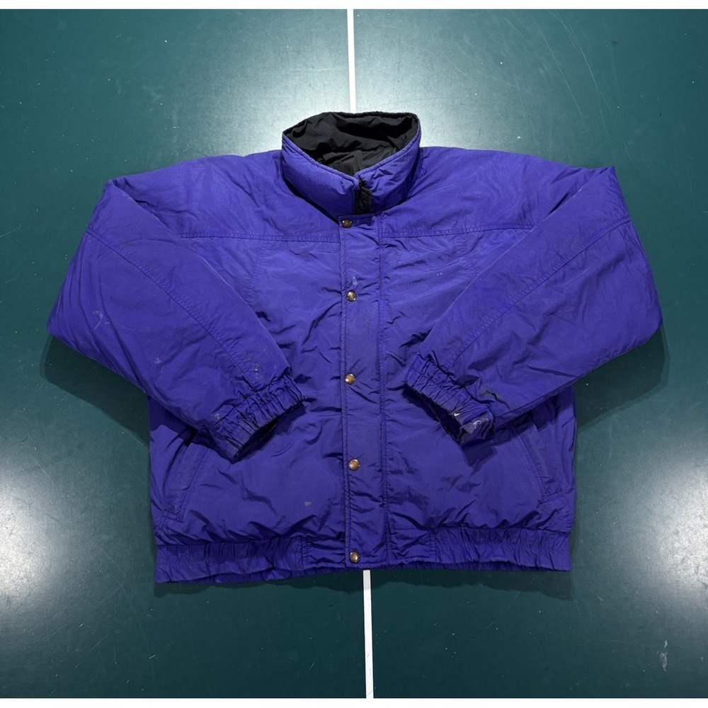 Vintage 80s The North Face Goose Down Puffer Jacket Men's Medium Purple